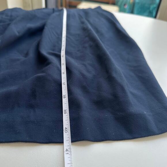 Brooks Brothers Womens Navy Blue Short Sleeve V-Neck Midi Dress Size 2 - Picture 8 of 12